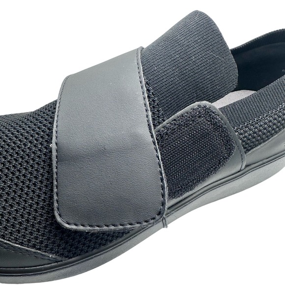 Traq by Alegria | Women | Qwik Black Comfort Slip-On Shoes | Size EU 43 US 12 - Picture 10 of 13